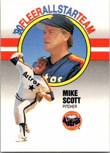 1990 Fleer All Star Team Baseball Card #10 Mike Scott Astros 
