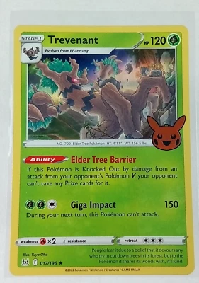 Trevenant 17/196 Trick Or Trade Holo Rare Pokémon Card 2022 - Image 1 of 4