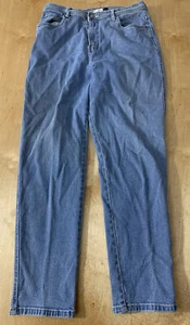 Bill Blass blau Stretch Jeans Stretch gerades Bein Größe 12 - Bild 1 von 5