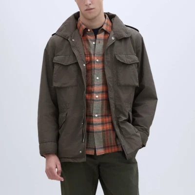 Aspesi F/W 24-25 'New Camp' Technical Field Jacket with Padded Insulation XL New - Image 1 of 4