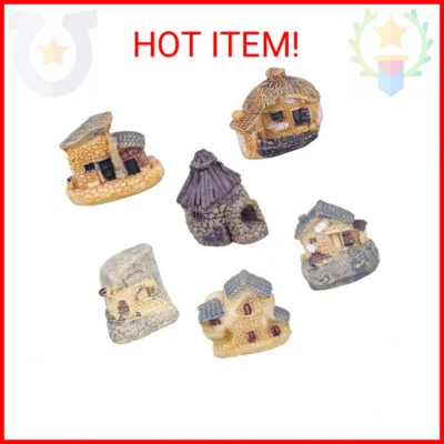 Dong Huang 6pcs Miniature Fairy Garden House Accessories, Mini Fairy Stone - Image 1 of 2