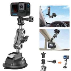 Car Dash Cam Suction Cup Mount Camera Holder Stand Bracket For Video Record VLOG - Picture 1 of 12