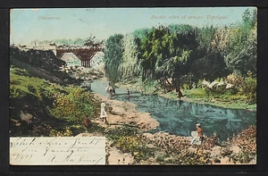 ARGENTINA 16-OLAVARRIA -Puente sobre el arroyo Tapalqué (1909) Undivided Back - Picture 1 of 2