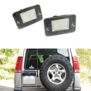 2x White 18 LED License Plate Light For 1989-1998 Land Rover Discovery Series I - Foto 1 di 18