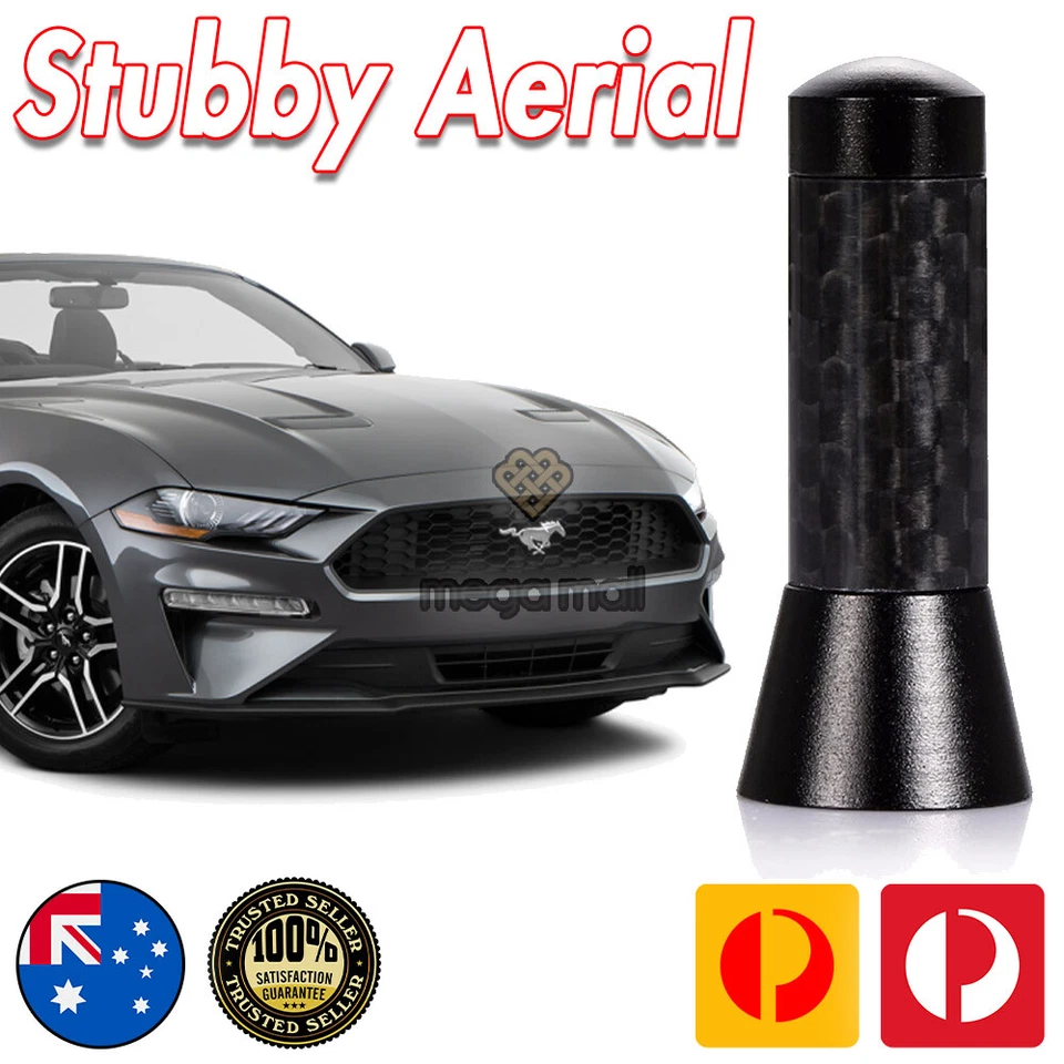 Antena / Antena Stubby Bee Sting para Ford Mustang Convertible Negro 3.5 CM Foto 1 de 4