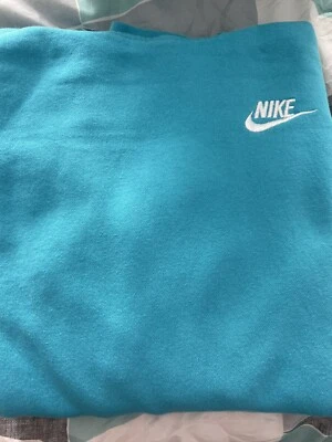 Sudadera con capucha Nike Sportswear para niño talla XL verde o azul Foto 1 de 4