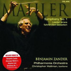 Gustav Mahler Symphony No. 1 (Zander, Philharmonia Orchestra) (Cd) Album