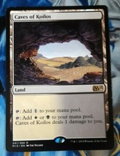 Caves of Koilos MTG Magic 2015 M15 Rare Land Slightly Played x1 OC1