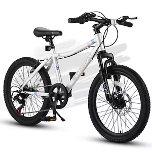 20 Inch Kids' Bike, Mountain Bike Ages 8-12, 7 Speed Teenager Kids' Bicycles - Picture 1 of 8