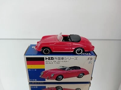 Tomica F9 Porsche Speedster 356 Made in Japan Mint In Box - Image 1 of 4