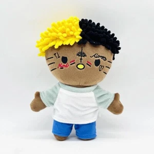 Hello Kitty Xxxtentacion Yellow Black Hair Plush Doll Figure Stuffed Cute Girls - Picture 1 of 7