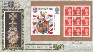 (11466) Special by Design Libretto Pannello Benham BLCS175 FDC Cardiff 2000 - Foto 1 di 1