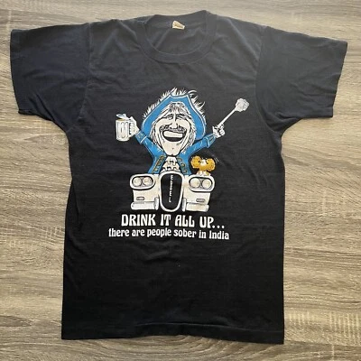 复古 Paul Revere and the Raiders 取消世界巡回赛 T 恤 M 码黑色 — 第 1/4 张图片