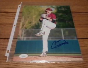 CADEN DANA SIGNED 8x10 PHOTO LOS ANGELES ANGELS w/JSA COA - Picture 1 of 4