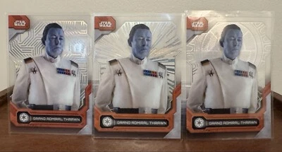 Grand Admiral Thrawn 2024 Topps Star Wars High Tek 3x Base Cards Pattern Set #42 - Image 1 of 2