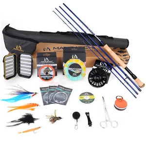 Maxcatch Saltwater Fly fishing Rod Combo Kit:8-10wt Fly Rod and Reel Outfit - Picture 1 of 11