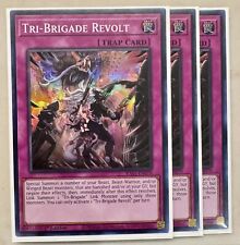 Yugioh! 3x Tri-Brigade Revolt RA01-EN079 Super Rare 1st Ed NM