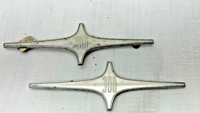 1963 1964 Chrysler 300K Door Panel Emblems Mopar Interior Badge Trim Pair - Image 1 of 4