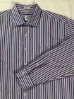 Xl Peter Millar Crown Mens Long Sleeve Multi Stripe Button Up Shirt X Large
