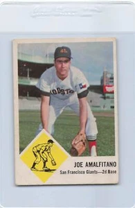 1963 Fleer #36 Joe Amalfitano Giants VG/EX *723 - Picture 1 of 2