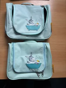 2 x Kinder Baby Kulturtasche | Badetasche | Reiseetui | Türkis | Zum Hängen | - Bild 1 von 3