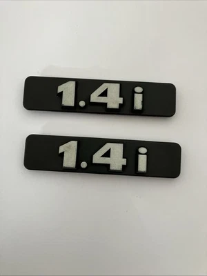 Citroen 1.4i Side Badges Insert Emblems Numbers Black Plastic Rubbing Strip  - Image 1 of 4