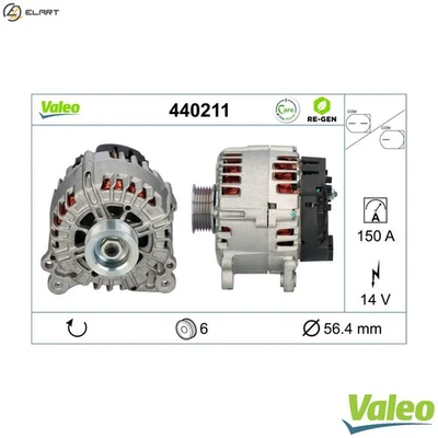 ALTERNATOR 440211 FOR AUDI A4/Allroad/S4 A5/Sportback/S5/Convertible Q5/SUV 3.0L - Image 1 of 4