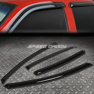 FOR 13-17 FORD FUSION CD4 SMOKE TINT WINDOW VISOR SHADE/SUN WIND/RAIN DEFLECTOR - Picture 1 of 11
