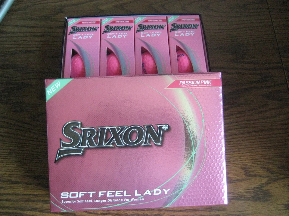 2 docenas NUEVAS pelotas de golf Srixon Soft Feel Lady Passion Rosa Foto 1 de 1