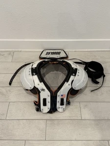 DOUGLAS ELITE 69 FOOTBALL SHOULDER PADS LARGE 19"-20" 69L + Back + Arm Restraint - Picture 1 of 23