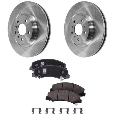 Front Brake Rotor and Pad Kit For 2012-2013 Chevrolet Impala 06-11 Buick Lucerne - Image 1 of 4