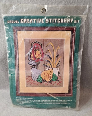 Kit de costura creativa Vogart Crewel de colección nuevo en paquete sellado casa de campo esquina Foto 1 de 4