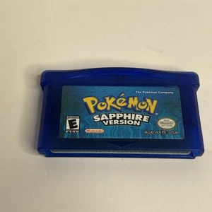Pokemon: Sapphire (Nintendo Game Boy Advance, 2003) GBA Authentic New Battery - Picture 1 of 9