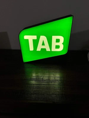 TAB Logo - LED Light up Wall Sign / Wall Art - image 1 of 3
