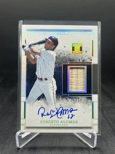 Panini Impecable Roberto Alomar 2025 Reliquia de Murciélago Usado Automático Plateado 24/25 #ILS-RA - Imagen 1 de 2
