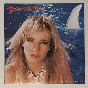 Great White - Once Bitten Vinyl LP 1987 Capital -  Hair Metal - Imagen 1 de 13