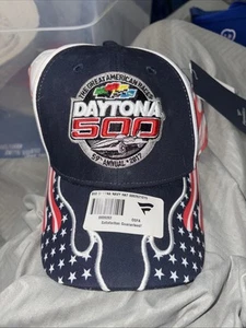 Fanatics Nascar Daytona 500 Patriotic Flames 59th Annual Adjustable Snapback Hat - Picture 1 of 4