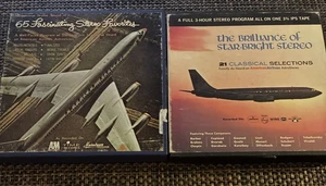 American Airlines Popular Music # 17 - 7" & #220 Reel to Reel Tapes - Picture 1 of 6