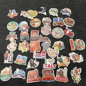 Juego de 40 pegatinas Italia. - Imagen 1 de 5