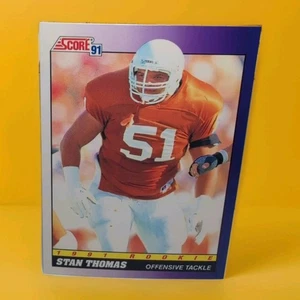 1991 Score #609 Stan Thomas - Rookie - NFL  - Picture 1 of 2