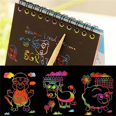 Kids Stationery Set Notebook Stylus Scratch Paper Note Drawing Educational TY-io • 3.07€