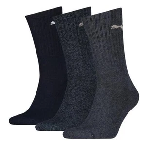 Puma Sports Crew Socks (3 Pairs) Navy 41974 - Picture 1 of 1