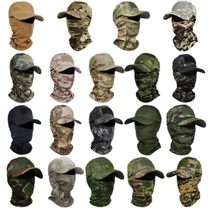 Unisex Women Men Fishing Cap Trendy Full Cover Hiking Shading Camo Hat Biking - Picture 1 of 60