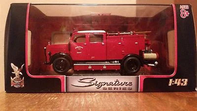 Yat Ming Signature Series 1950 Mercedes Benz TLF-15 Fire Truck Die-cast 1:43-NIB - Image 1 of 4