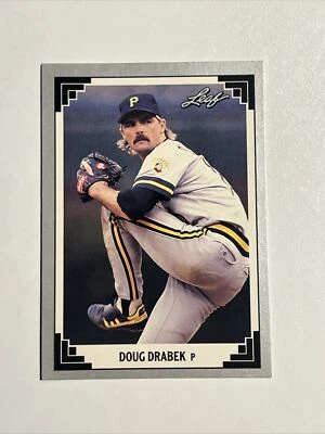 Doug Drabek  #516 Leaf 1991 Baseball Card (Pittsburgh Pirates) VG C9 - Image 1 of 2