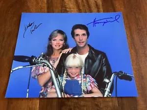 Henry Winkler Fonzie Linda Purl HAPPY DAYS signiert signiertes signiertes Fotobild SELTEN - Bild 1 von 4