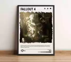 Fallout 4 - Video Game Wall Art Print / Poster Home Decor - Gaming Gift - Picture 1 of 4