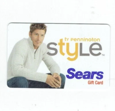 Sears Gift Card - 2005 - Ty Pennington - Collectible - No Value - I Combine Ship - Image 1 of 2