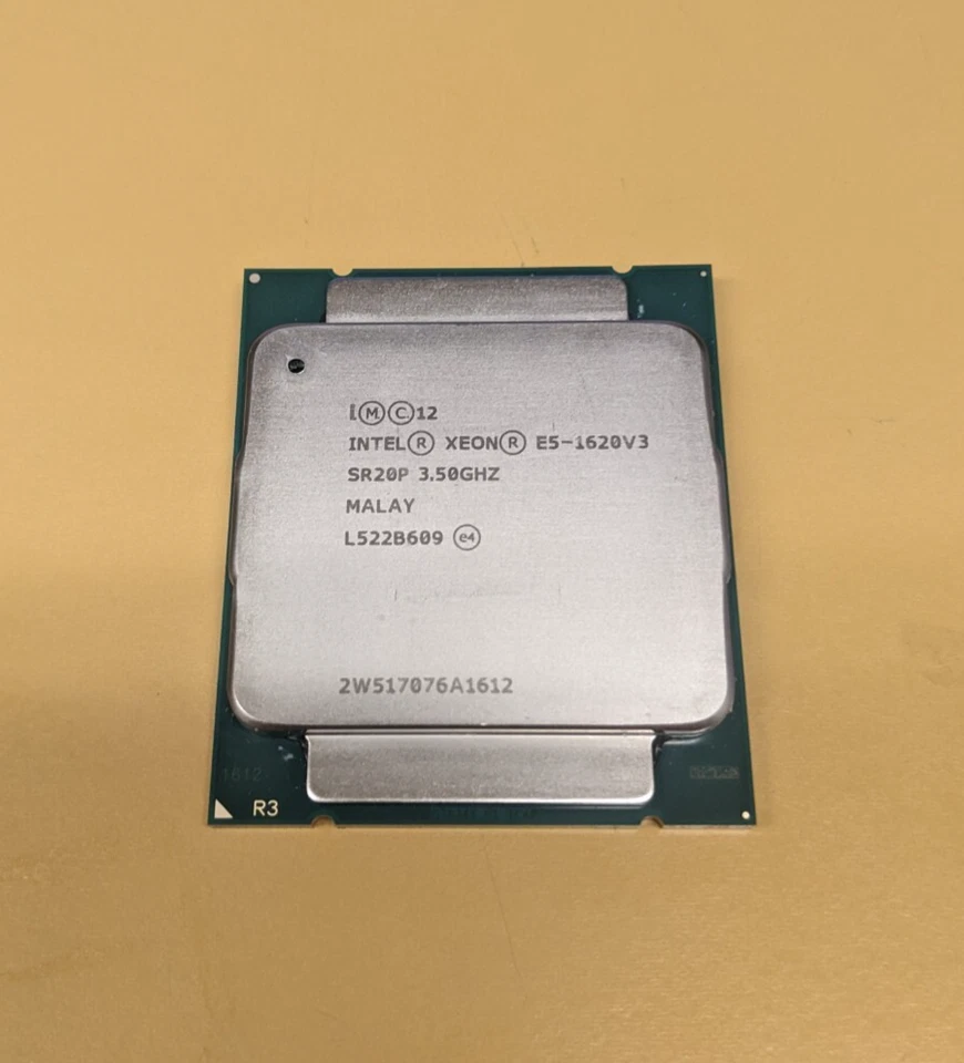 Intel Xeon E5-1620 v3 SR20P 4-Core CPU Processor, 3.50GHz, 10M Cache - CPU only - Image 1 of 2