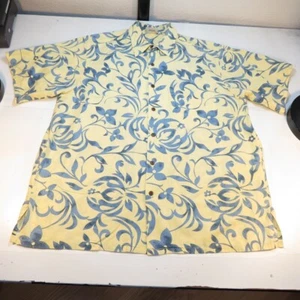 RON JON SURF SHOP HAWAIIAN ALOHA SHORT SLEEVE BUTTON UP SHIRT Mens L - Picture 1 of 3